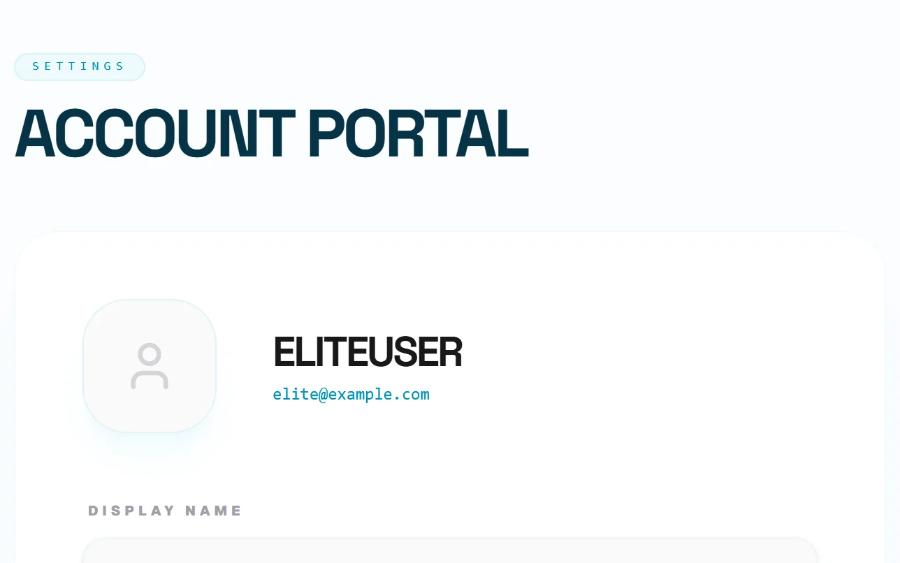 The Two-Factor Authentication section in Settings with the Enable Two-Factor Auth button